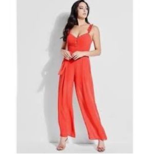 Guess red jumpsuit